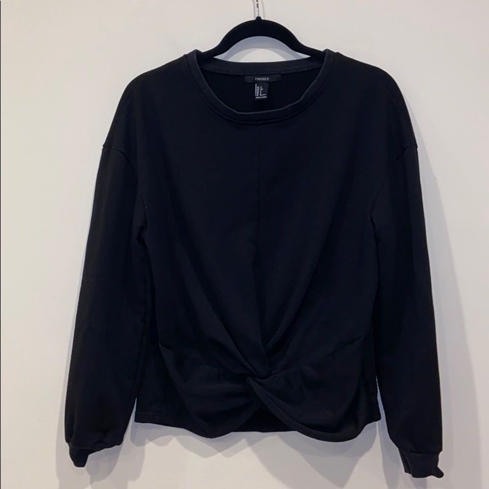 Sweater with Front Knot